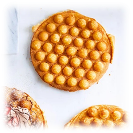 Bubble waffels
