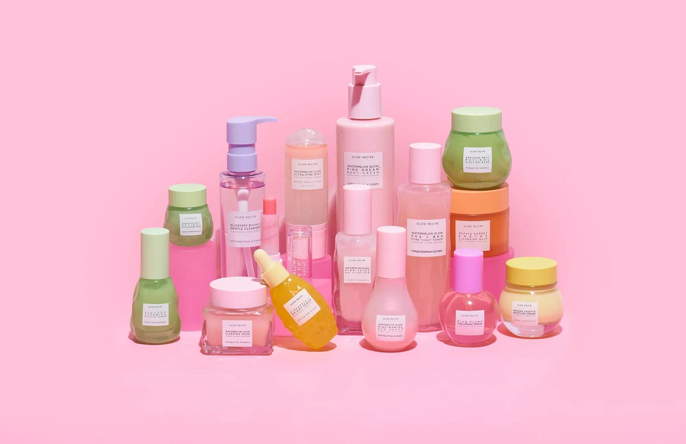 Recommended products for hair and face