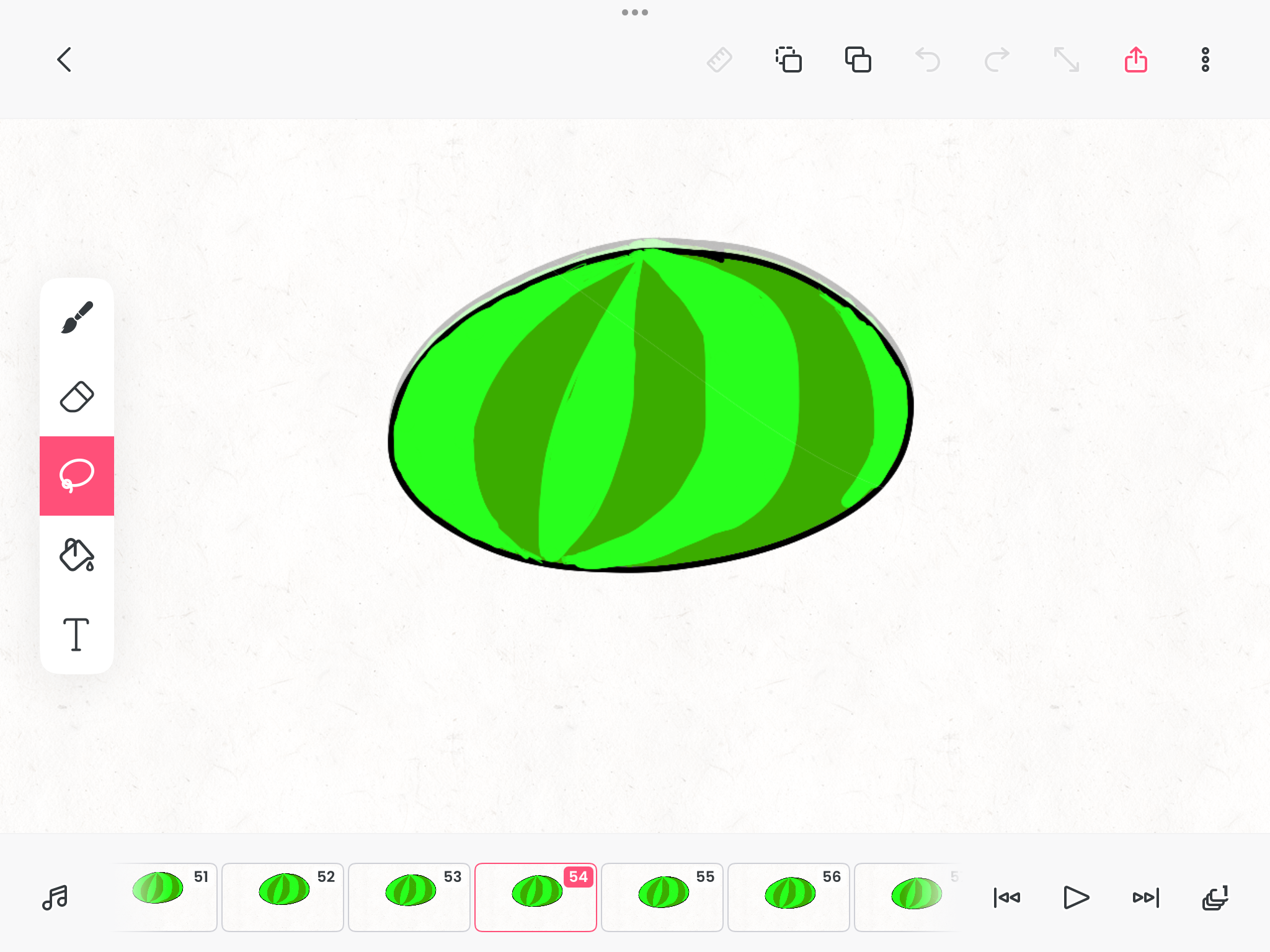 Vannmelon i fritt fall