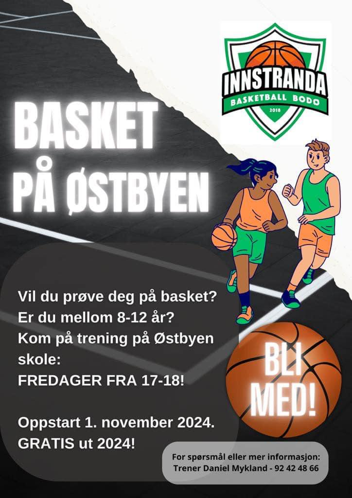 Spill basketball på Østbyen skole