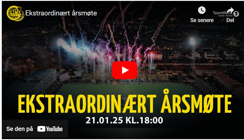 Ekstraordinært årsmøte i Bodø/Glimt