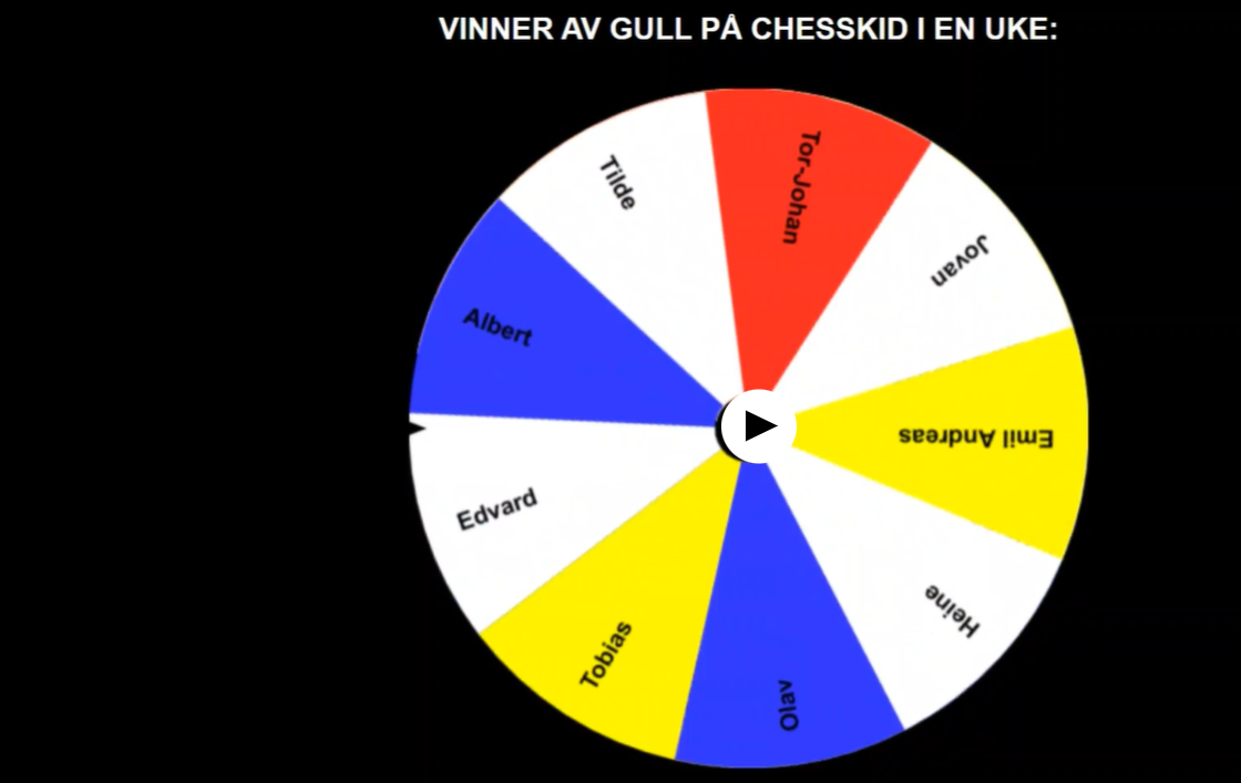 Gull på ChessKid!