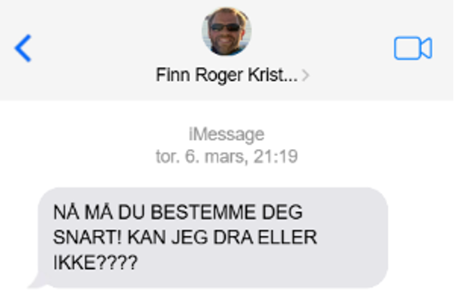 SMS, egg og maskara