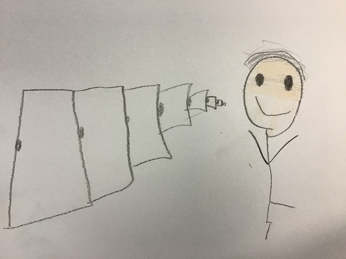 Den skremte mannen og hatten som ble borte